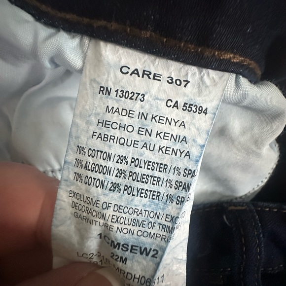 Womens LEE Mid Straight Denim Jeans Plus size 22 X-Short - Picture 5 of 5